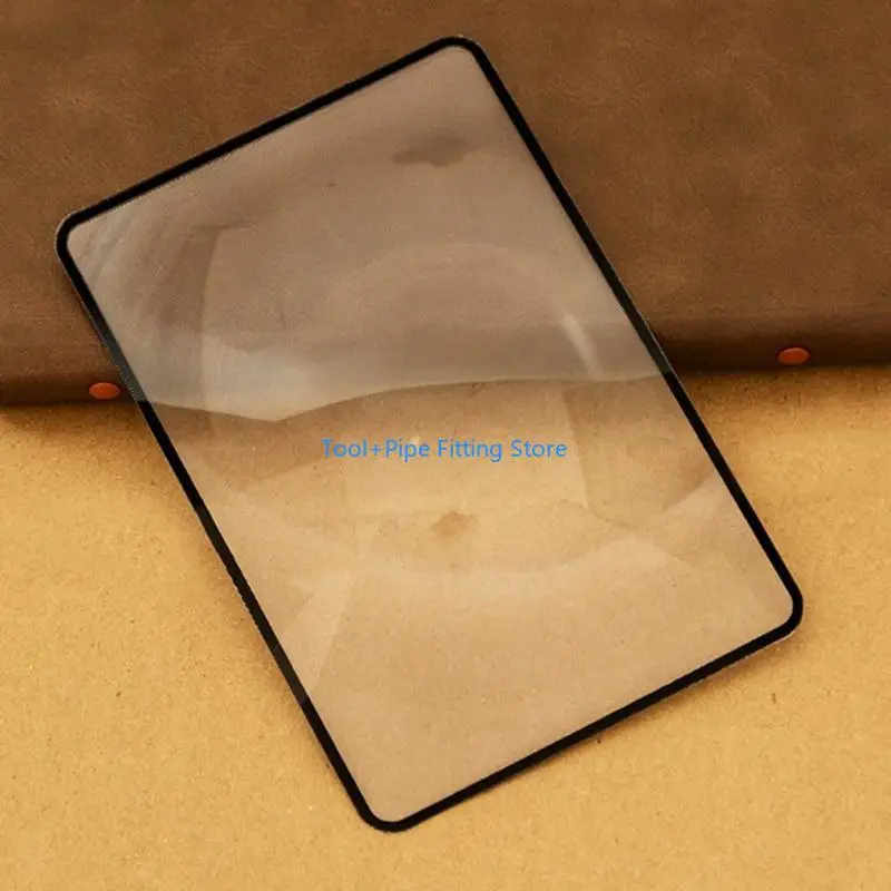 F92B Full Page 3x Magnifier PVC Bacaan Membaca Genggam Portabel Lembar Besar Kaca Pembesar Untuk Membaca Kerajinan Jahit