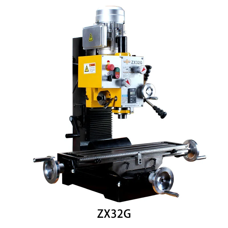 ZX32G Bench Drilling and Milling Machine Metal Processing Drilling and Milling Machine Industrial Three-axis Grating Ruler