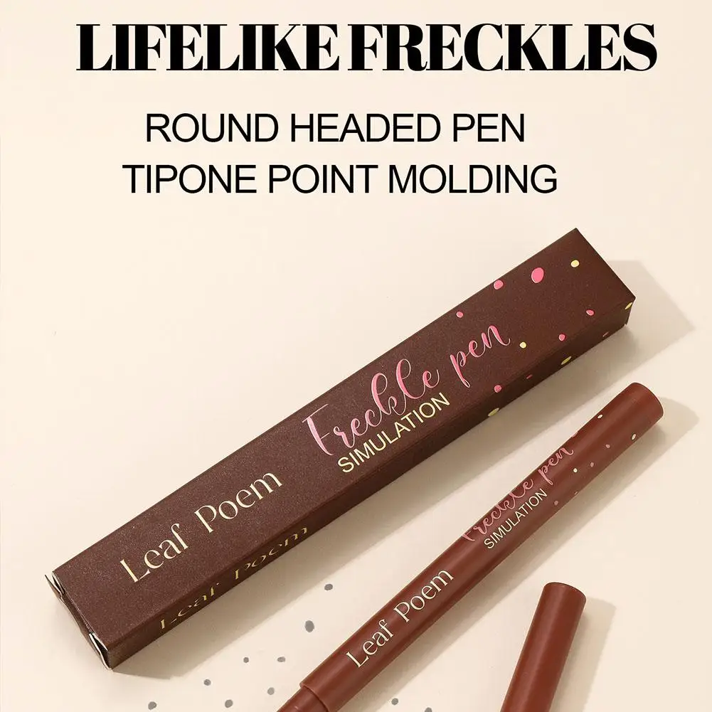 قلم مكياج النمش ناعم، طبيعي، مقاوم للماء، تصميم دائري للمكياج، أداة مكياج برأس آسيوي، أدوات مكياج النمش #1