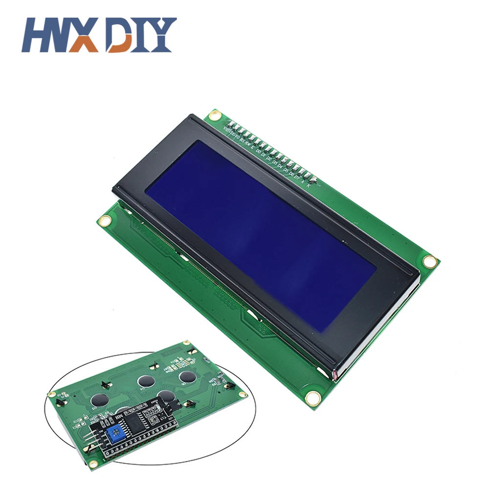 LCD2004+I2C 2004 20x4 2004A Blue/Green screen HD44780  Character LCD /w IIC/I2C Serial Interface Adapter Module for arduino