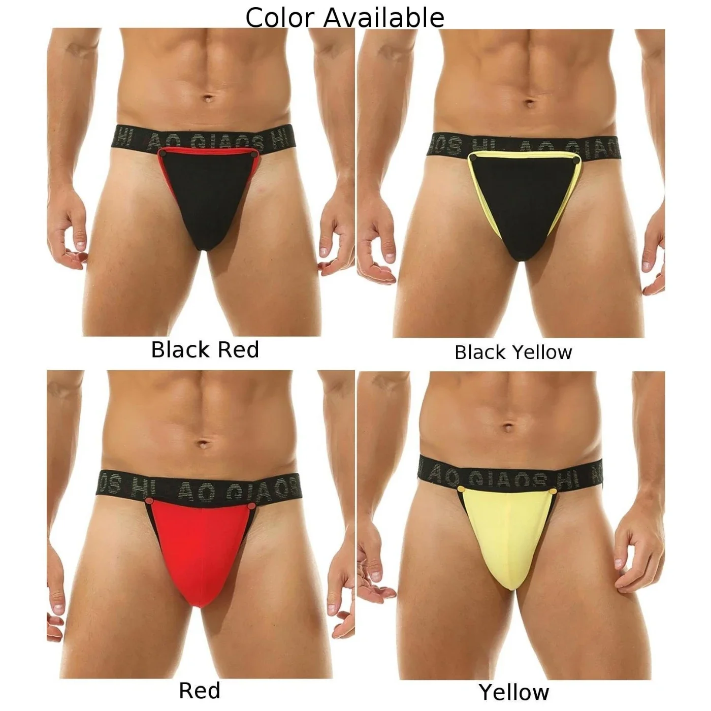 Sexy Mens Button Open Crotch Briefs Bulge Pouch Underwear Low Rise Panties Cotton Solid Underpants Thin Knickers Erotic Lingerie