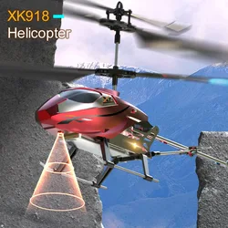 Remote Control Helicopter 3.5 Tong Large Remote Control Aircraft Charging Luminous Alloy Aircraft Long Range Fixed Height Drone