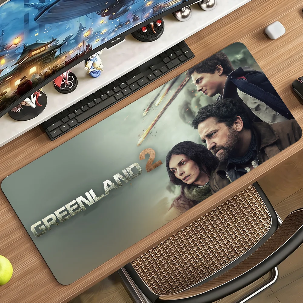 Alfombrilla de ratón antideslizante de goma para ordenador, alfombrilla de escritorio para gamer, decoración, para laptop, oficina, grande, con diseño de la película G-Greenland 2: La migración 2026