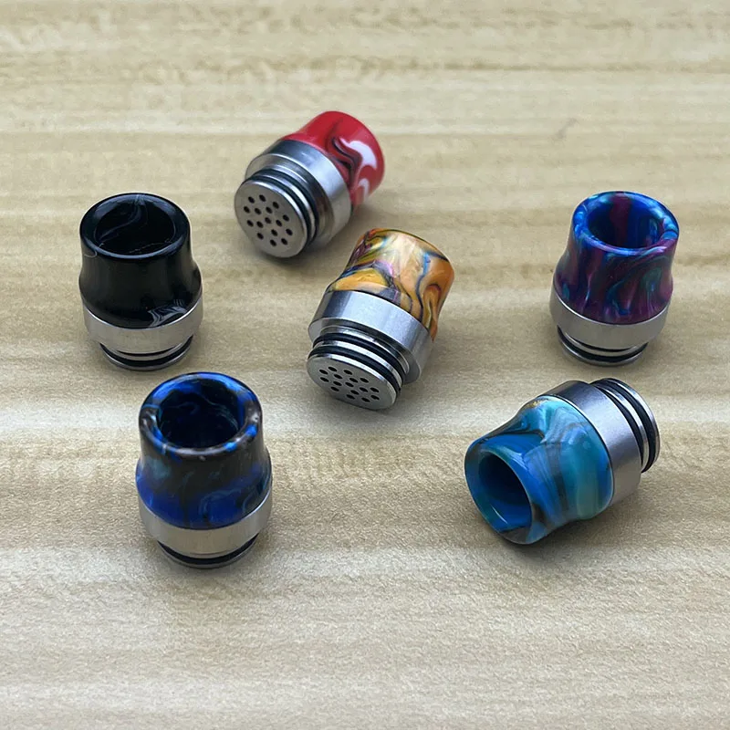 810 สแตนเลสสตีลเรซิ่นหยดเคล็ดลับสําหรับ Dead Rabbit/Kylin/Zeus RTA Tank Atomizer อุปกรณ์เสริม vape