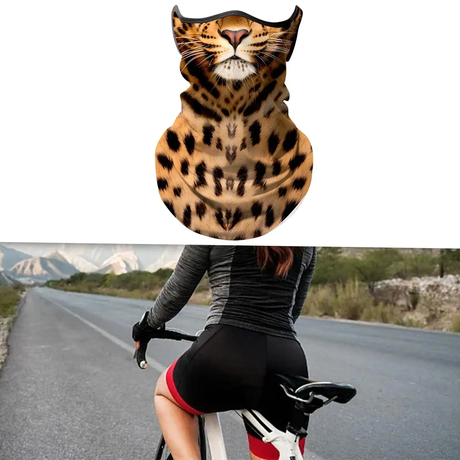 Lenço facial de proteção solar fino, resfriamento, polaina de pescoço, balaclava respirável para viagens, compras e esportes