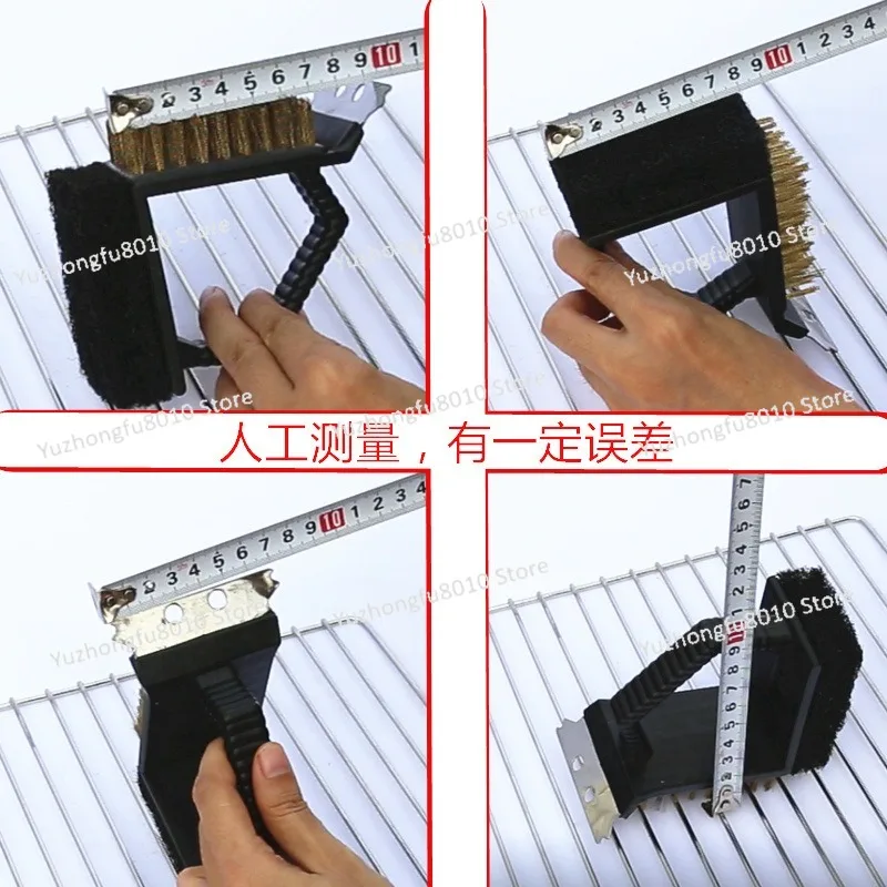 BBQ Cleaning Brush Grill, Right Angle Brush, Wire Brush Mesh, Carbon Board