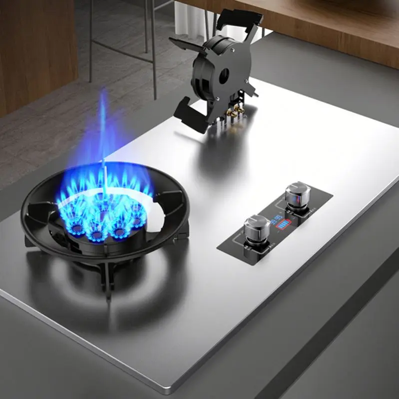 

Популярная в интернете складная газовая плита с двумя конфорками, бытовая, для трансграничной торговли, с высокой температурой, встраиваемая, с откидной крышкой, «волшебная» плита-плита.