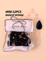 12Piece Makeup Sponge Set, Suitable for Liquid BB Cream Powder Application, Makeup Egg Dry Wet Dual-Use Powder Puff Mini Multico 2
