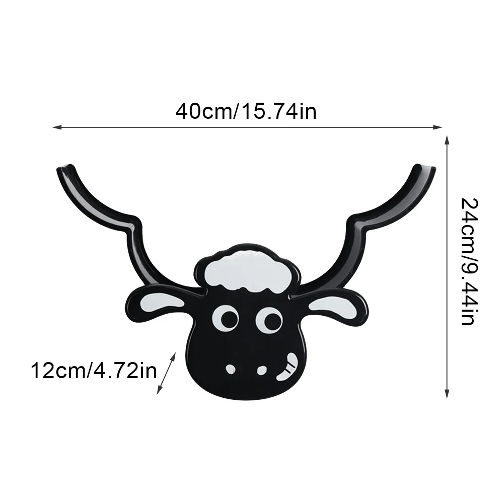 Wall Mounted Paper Storage & Organizer Sheep 7 Rolls Toilet Paper Stand Bathroom Decor Tissue Shelf Bathroom Decorative Hardware image 6