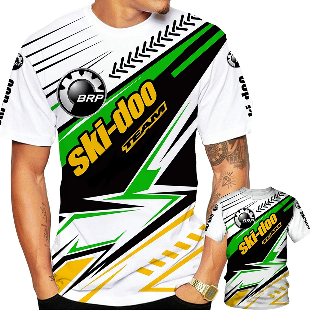 BRP Can Am Motorcycle 3D Printing Racing T-shirt Men's Personalized Hip Hop Street Clothing Top image 5