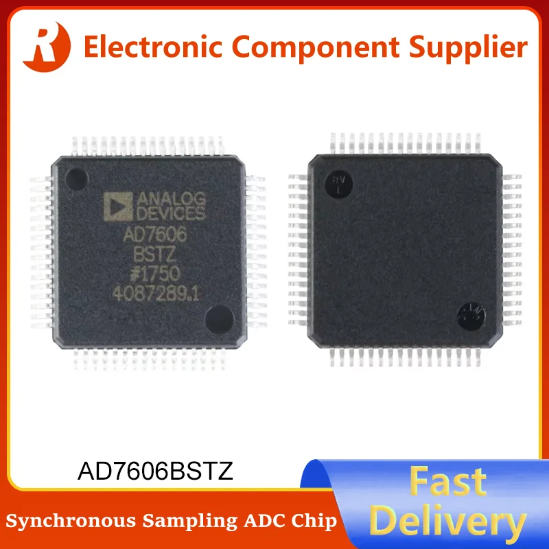 AD7606 AD7606BSTZ AD7606B LQFP-64 Brand New Original 8-channel DAS Built-in 16 Bit Synchronous Sampling ADC IC Chip in Stock