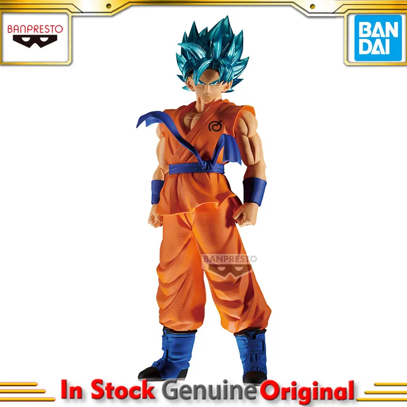 بانداي بانبريستو الأصلي لعبة دراغون بول سوبر بلود أوف سايان سون جوكو الشكل-أنيمي لعبة مجسمة لسطح المكتب الحلي هدية #2