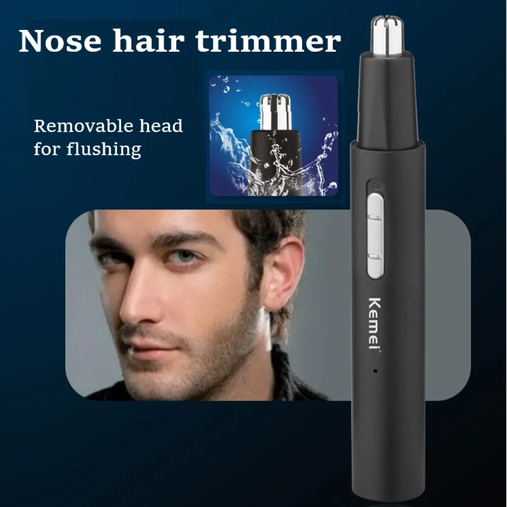 Kemei 6668 all in one pen nose hair trimmer for men grooming kit electric beard trimmer facial body eyebrow ear trimmer