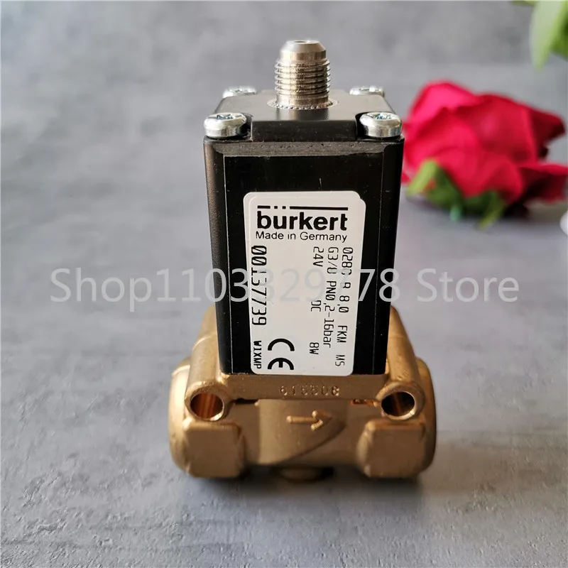 Burkert Solenoid Valve 0280 B 8.0 FKM MS G3/8 24VDC 00137739