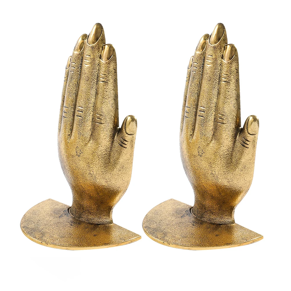 

1 Pair Bookends Metal Book Holders For Shelves Decorative Bookends For Heavy Books Reading Organizer Desktop Book