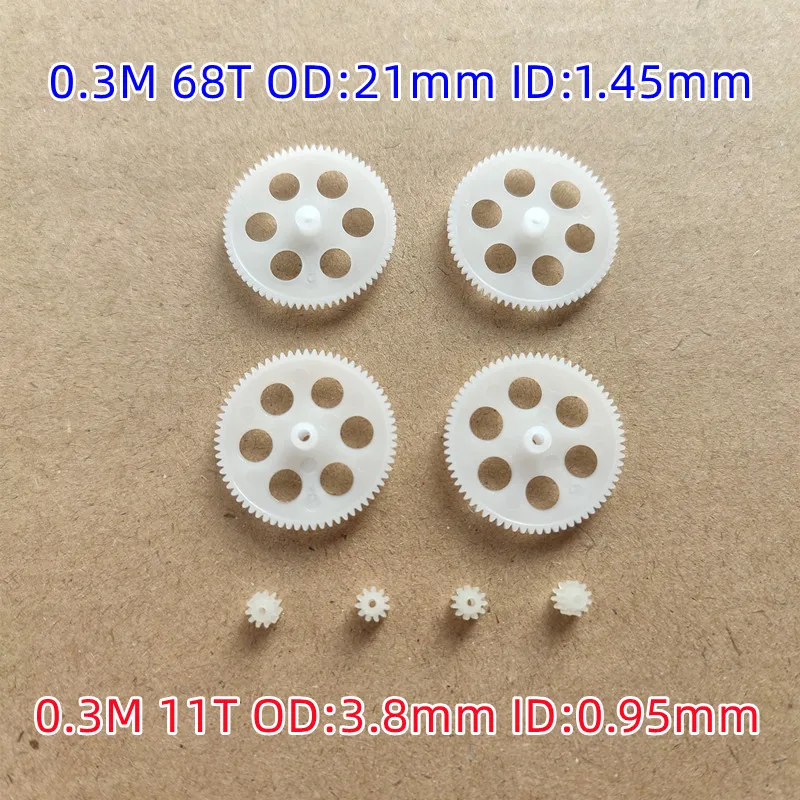 

Toy Quadcopter Mini Rc Drone Spare Parts 68T 11T Gears Accessories Kit