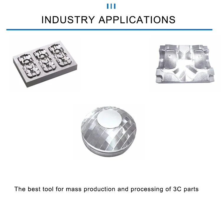 EMC650 Electronic Products Copper Electrode Processing Tool Vertical Hining Center CNC Fine Engraving Milg Hine