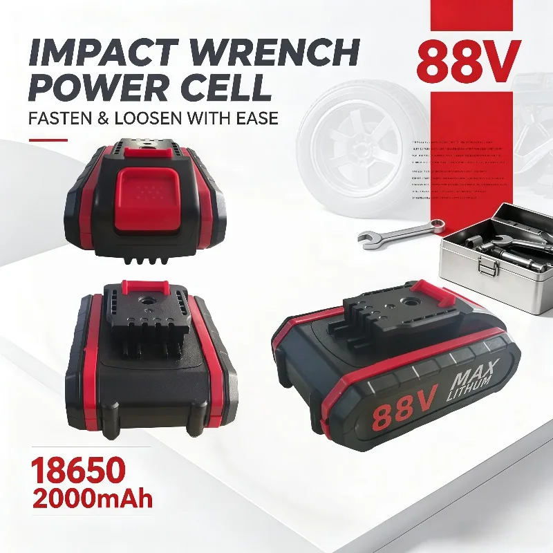 Latest Hand‑Held Electric Logging Chainsaw, Home Garden Pruning Saw Powered by 88V 18650 Rechargeable Battery