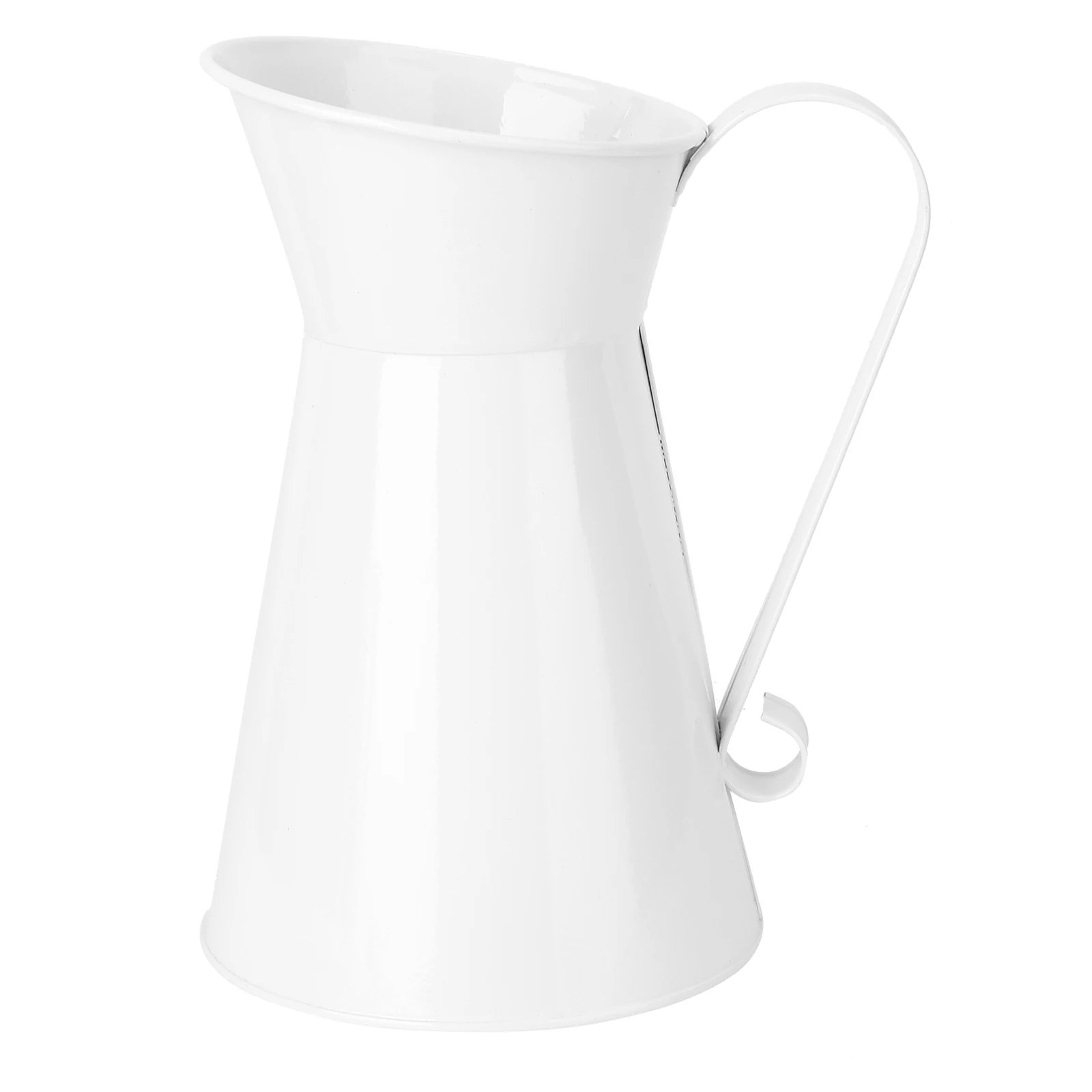 

1Pc High-Quality Iron Flowerpot Coffee Pot Durable Decorative Home Decor