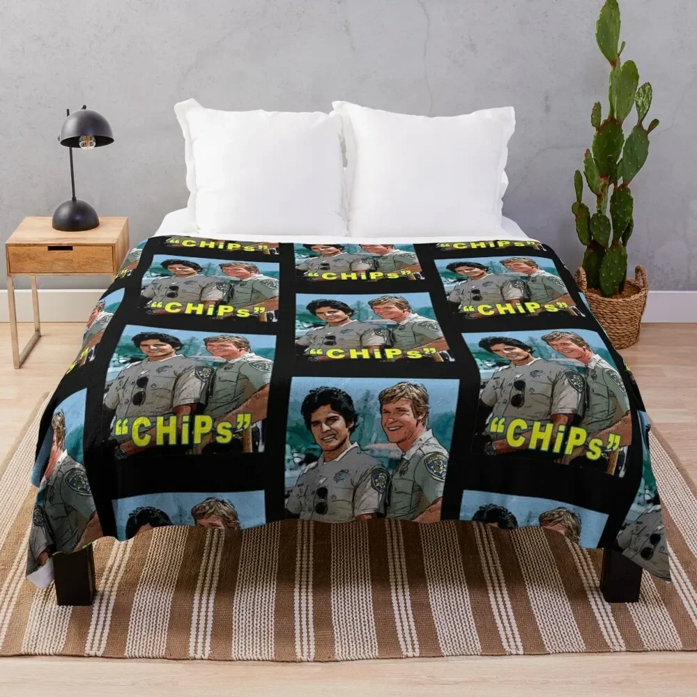 

Chips american 70s series Throw Blanket Blankets For Sofas Picnic Blankets