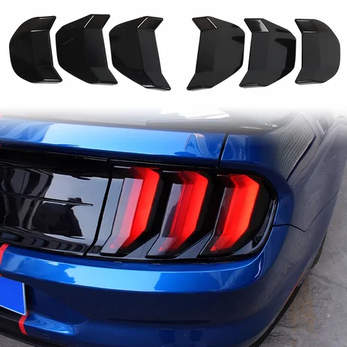 Para Ford Mustang 2015 2016 2017 2018 2019 2020 2021 2022 2023 luz trasera de coche pegatina decorativa cubierta de luz trasera