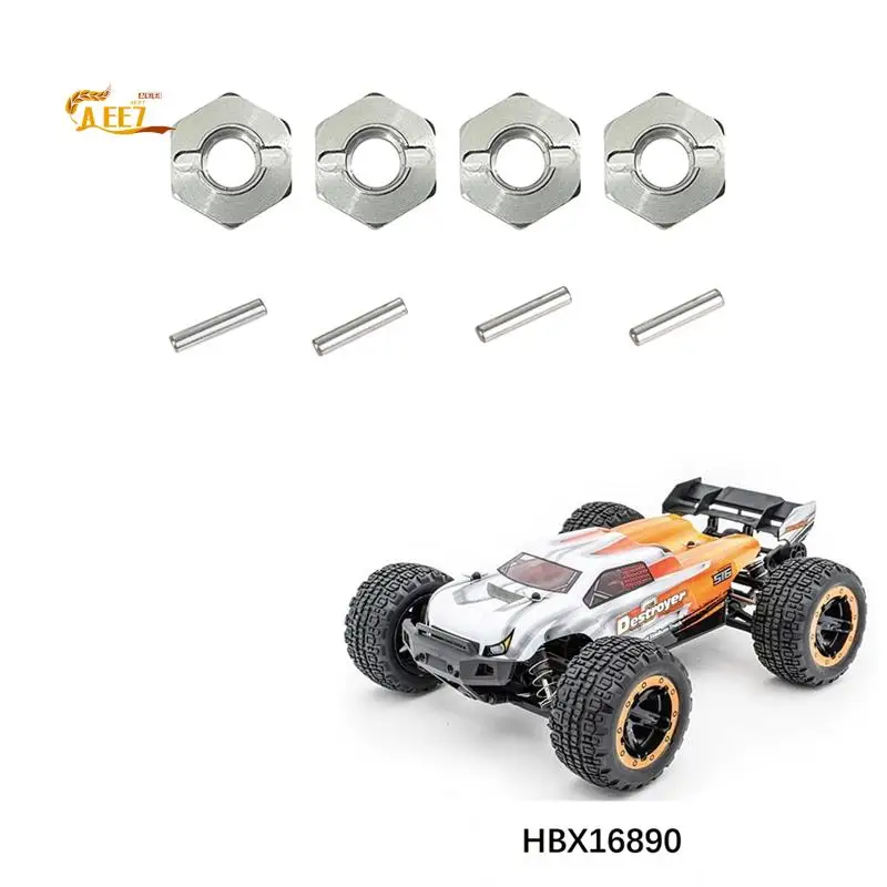 

AEE7-4 шт. металлический шестигранный адаптер ступицы колеса 12 мм для HAIBOXING HBX 16889 16889A 16890 901 901A 903 903A 905 замена обновления радиоуправляемого автомобиля