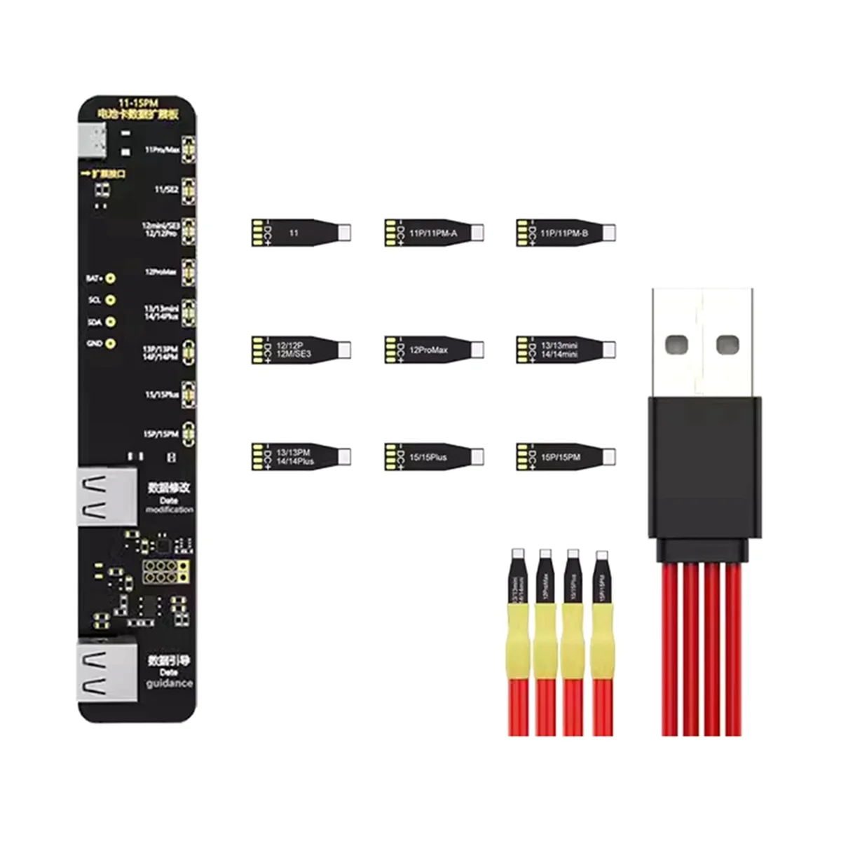 

T07C-KC02 Плата расширения для ремонта данных аккумулятора, модификация эффективности аккумулятора для iPhone 11 12 13 14 15PM к I6S KC03 KC01