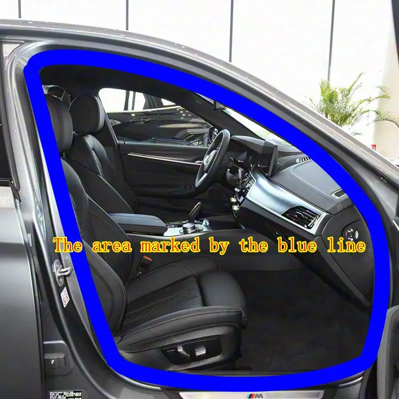 Suitable for BMW 5 Series F10 F11 F18 M5 520Li 525Li 528Li 530Li front and rear door frame sealing strip edge protection strip