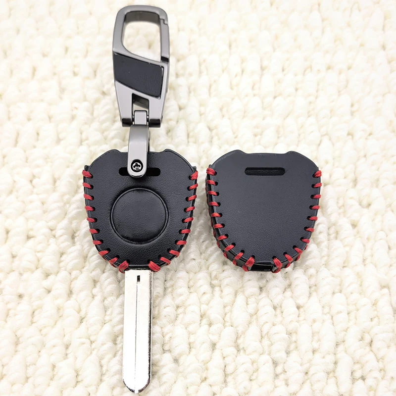Motorcycle Key Case for Honda CB650R CB 650R CB650 RFOB Keychain Keyring Leather Key Cover Accessories Shell