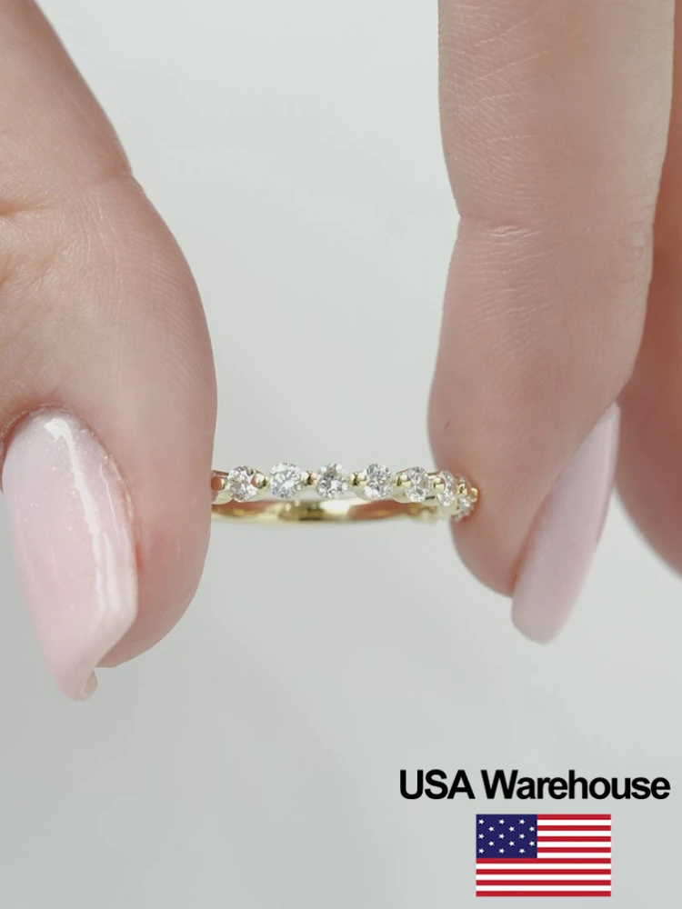 

Стерлингового Серебра 925 пробы, модное Элегантное Блестящее Круглое Кольцо с Цирконом 2 мм Для Женщин, Обручальное Свадебное Роскошное Высокое Качество Изящные Ювелирные Изделия