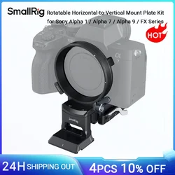 SmallRig Rotatable Collar Mount Plate for Sony Alpha 1/A7/A9/FX Series Camera Fits Plate for Arca-Type & for Manfrotto RC2 -4244