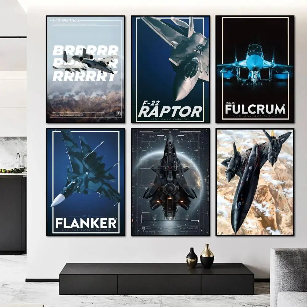 flying fighter   Poster and Prints Wall Art Pictures for Modern Bedroom Game Room Home Decor