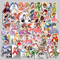 50pcs Cute Cardcaptor Sakura Cartoon Graffiti Stickers Suitcase Laptop Waterproof Sticker Decoration