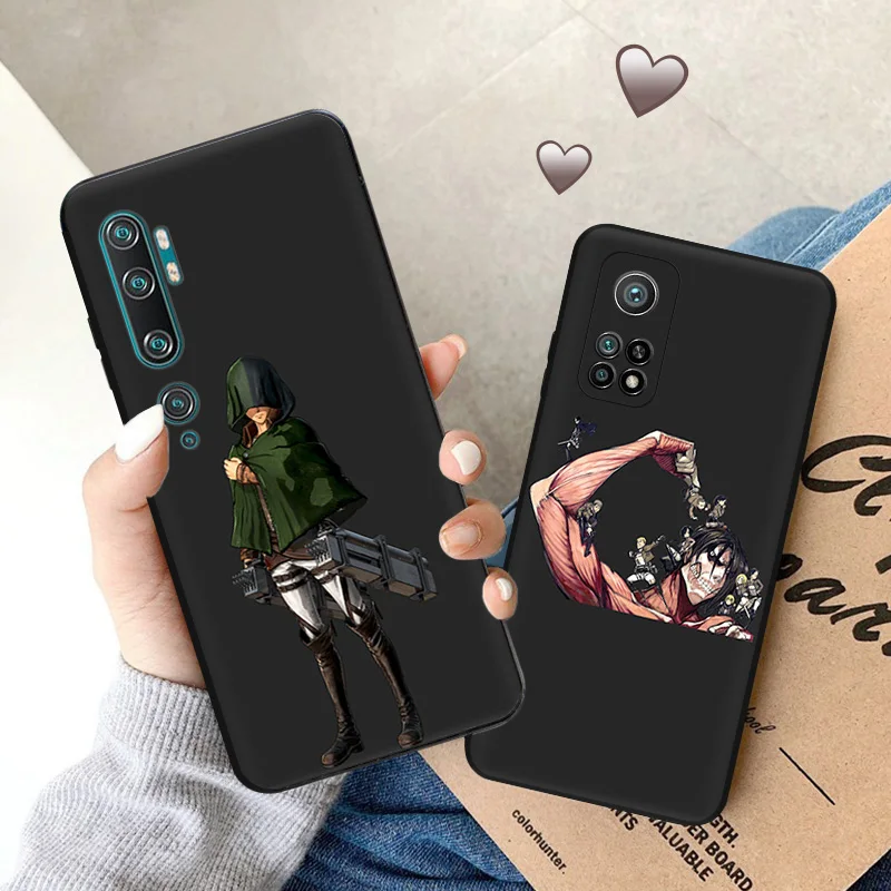 Silicone Soft Phone Case for Redmi Note 13 Pro 4G 5G 12 12c 13c Note12 Xiaomi 12t 12x 13Lite 12Lite Attack on Titan Cover image 4