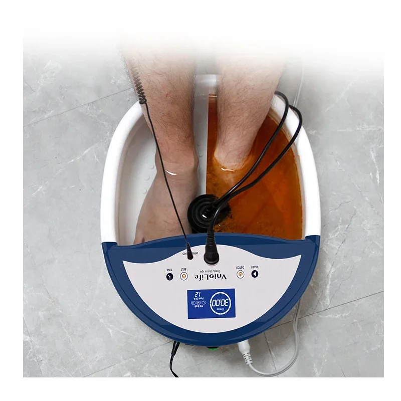 CE Certificate Foot Detox Ionic Foot Bath Spa Machine With Infrared Waist Belt Function HK-801B