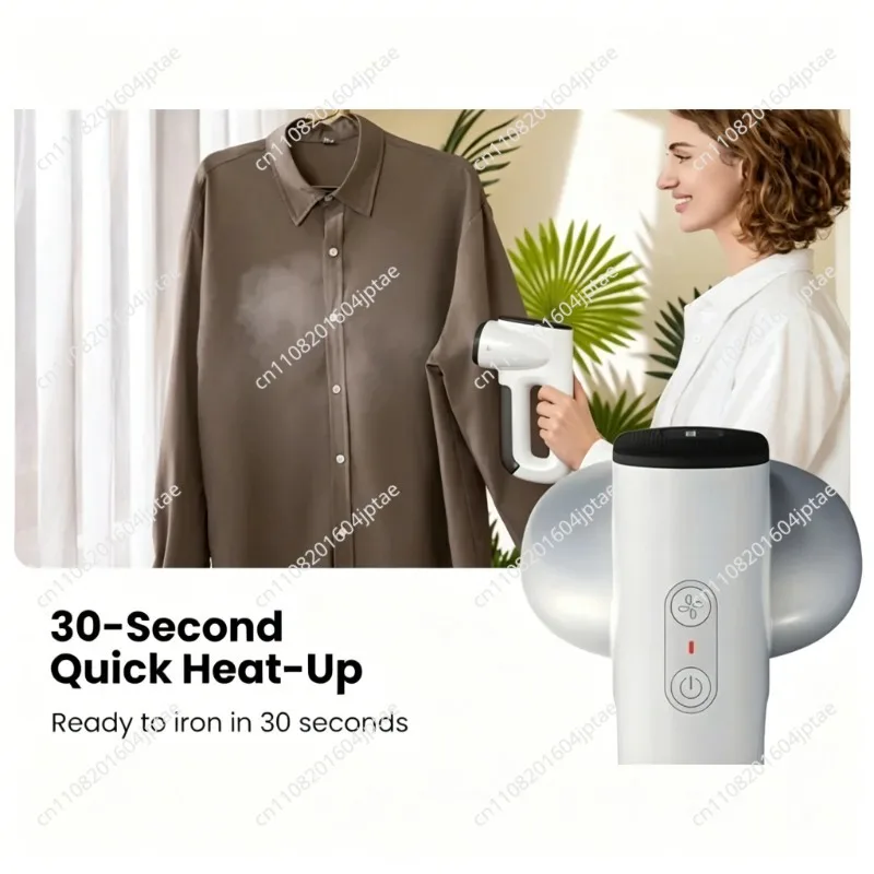 Handheld Vacuum Steamer Steam Iron with Powerful Suction for Fast Wrinkle Removal