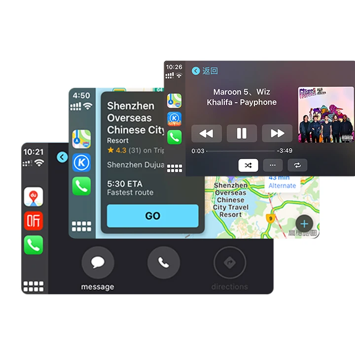 RCD360 PRO Grünes Licht Autoradio MIB Android Auto Carplay Navigation Grünes Menü für VW Skoda