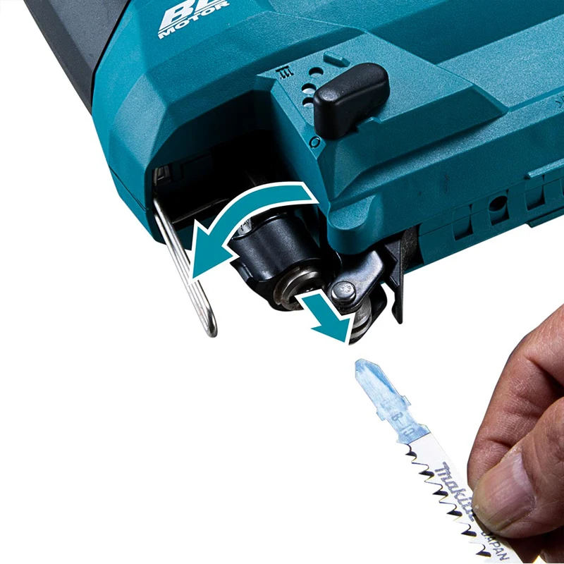 Imagem -02 - Makita-cordless Brushless Jig Saw Jig Saw Velocidade de Regulação de Madeira Corte Alternativo Ferramenta Elétrica 3000spm 18v Lxt