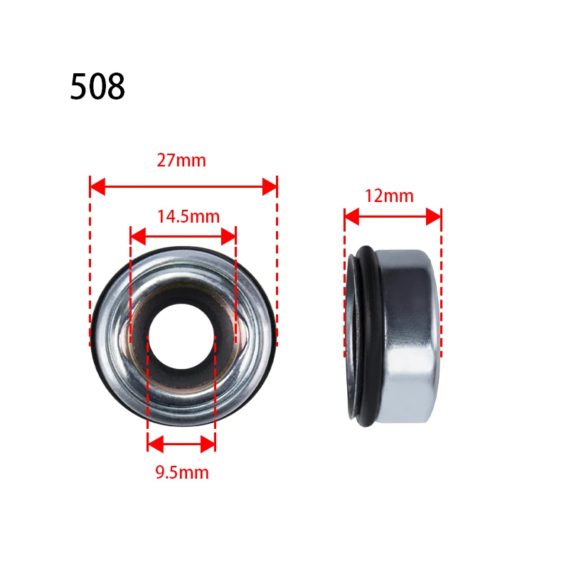 A/C Compressor Shaft Seal for SD505 SD507 TR70 TR90 TR105 MIT MSC90C MSC105C FX80/FX105V SH942/K600 HONDA K600 R134a