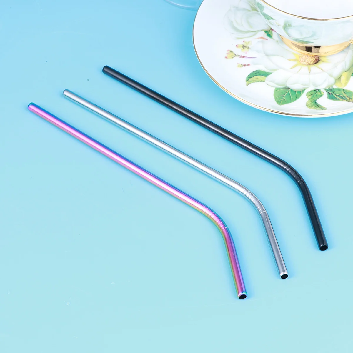 

1Pcs Stainless Steel Drinking Straw 215x6mm Reusable Straight Straws for Tumblers Eco-Friendly Anti-Rust Bpa-Free Metal Straw