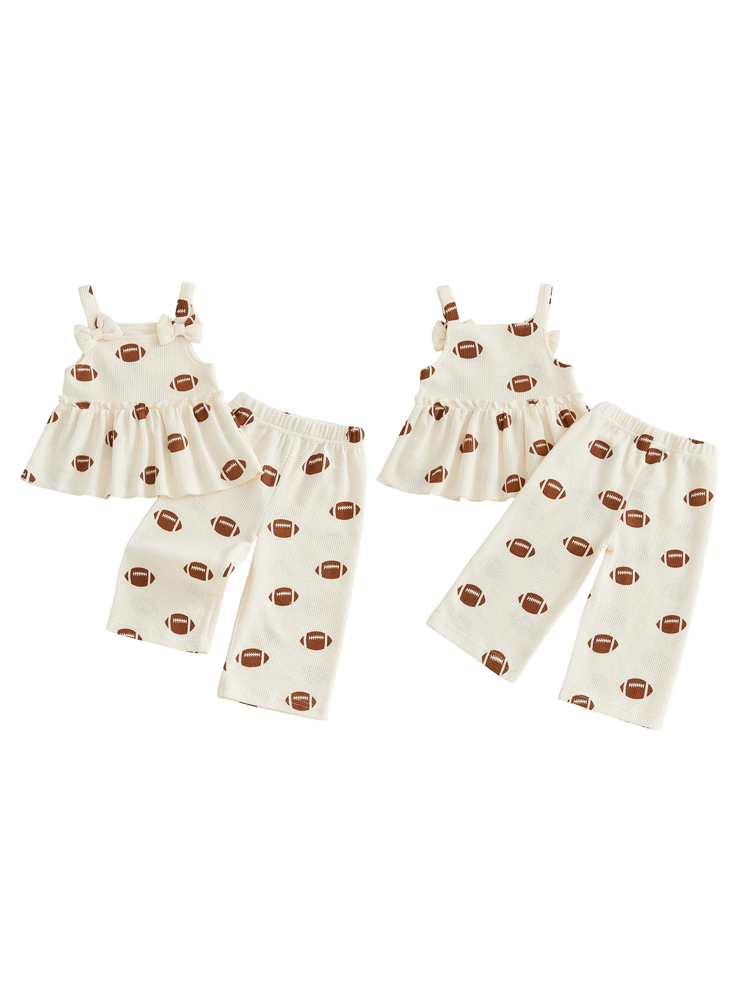 

Adorable Baby Girl Summer Outfits Striped Ruffle Sleeveless Tank Top and Denim Shorts 2Pcs Clothing Set for Playtime