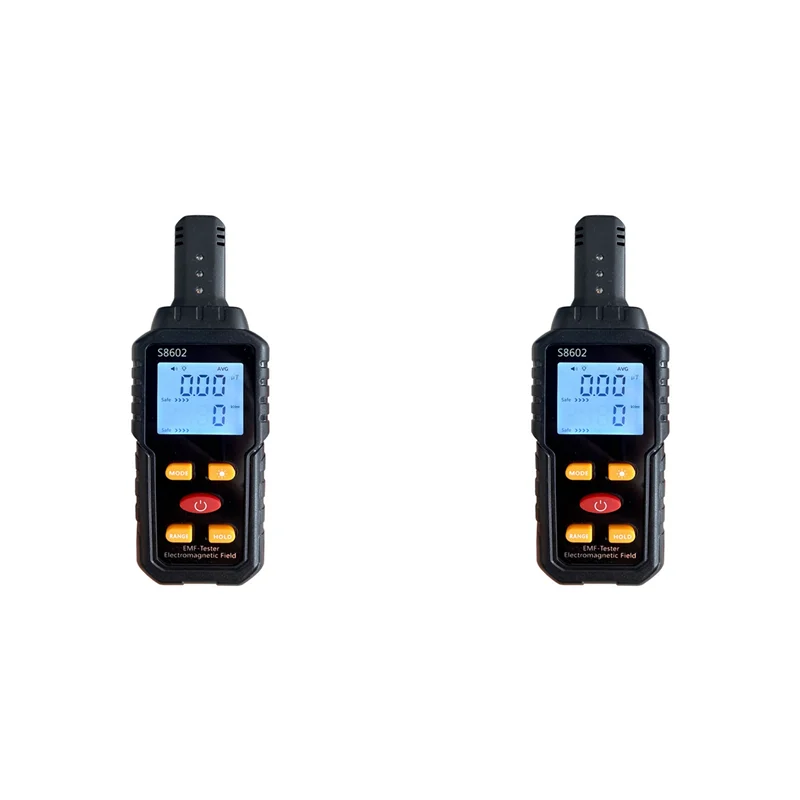 T82C Hot Sale-2X 3-In-1 Radiation Dosimeter Counter Geiger EMF Meter Automatic Alarm Real-Time Measure Radiation Detector Tester