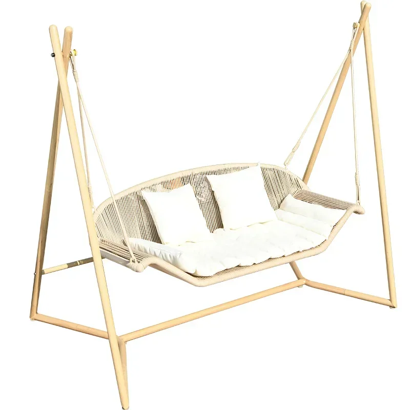 

Outdoor swing Hanging chair Internet celebrity Outdoor indoor hanging hammock Double hammock Garden Outdoor swing rocking chair