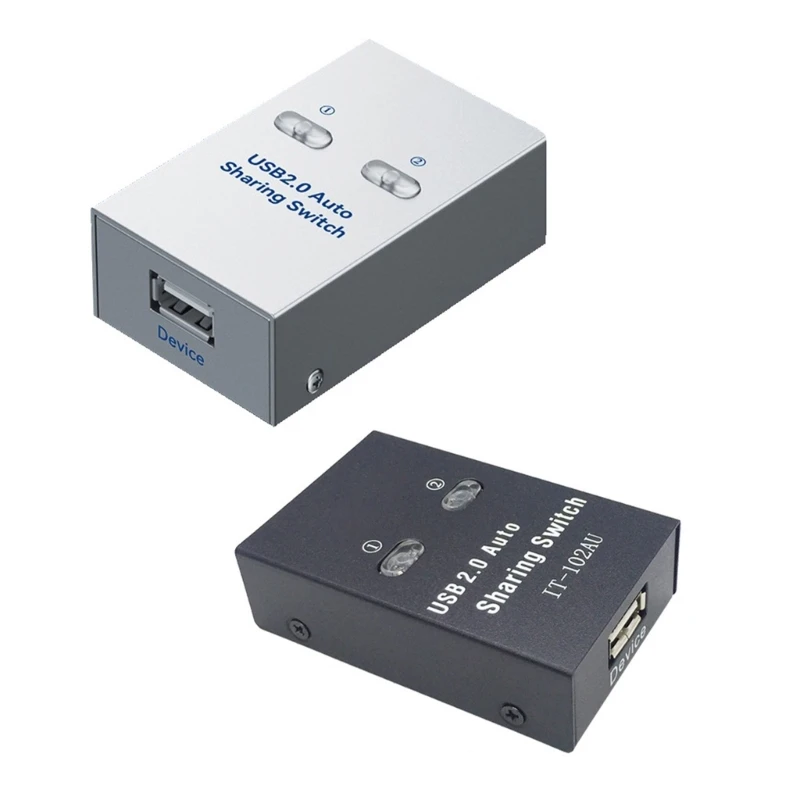 USB2.0 Switcher 2 Port Sharer Switcher USB Switcher with 2 USB2.0 for Printers Dropship