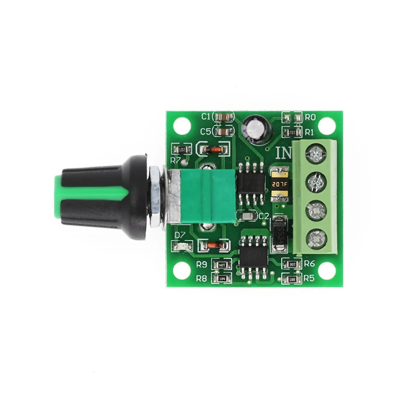 Mini 1803BK DC Motor Speed Regulator Controller Module 1.8V-15V interruttore regolatore regolabile per il controllo della luminosità della luce a LED