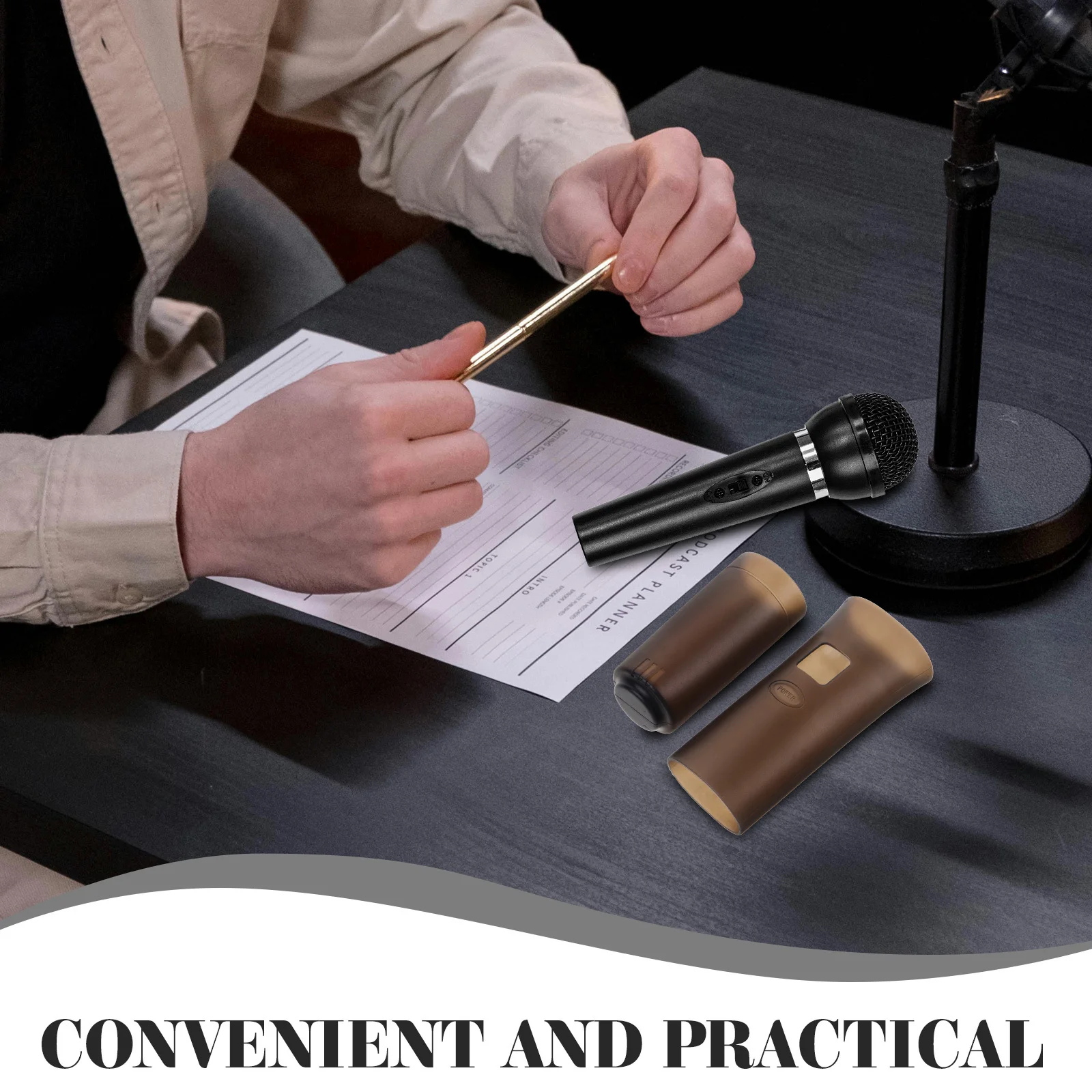 

Handheld Microphone Cover Silicone Non-Slip Protective Sleeve For Ktv Stage Mic Accessories Full Cover Set