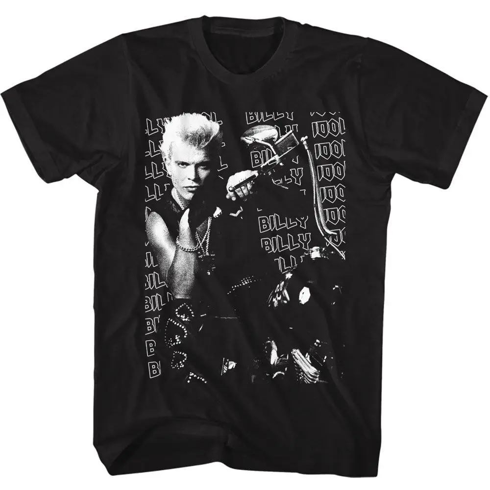 

Billy Idol Motorcycle Photo Music Shirt