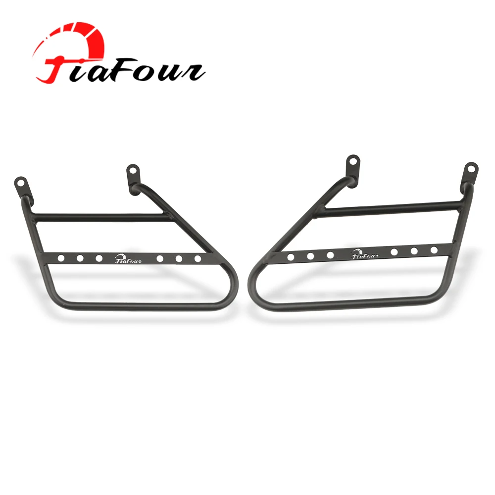 Motorcycle Side Saddle Bag Fit For Meteor 350 Meteor350 21-24 Accessories Left Right Side Trunk Bag Holder Bracket Rack