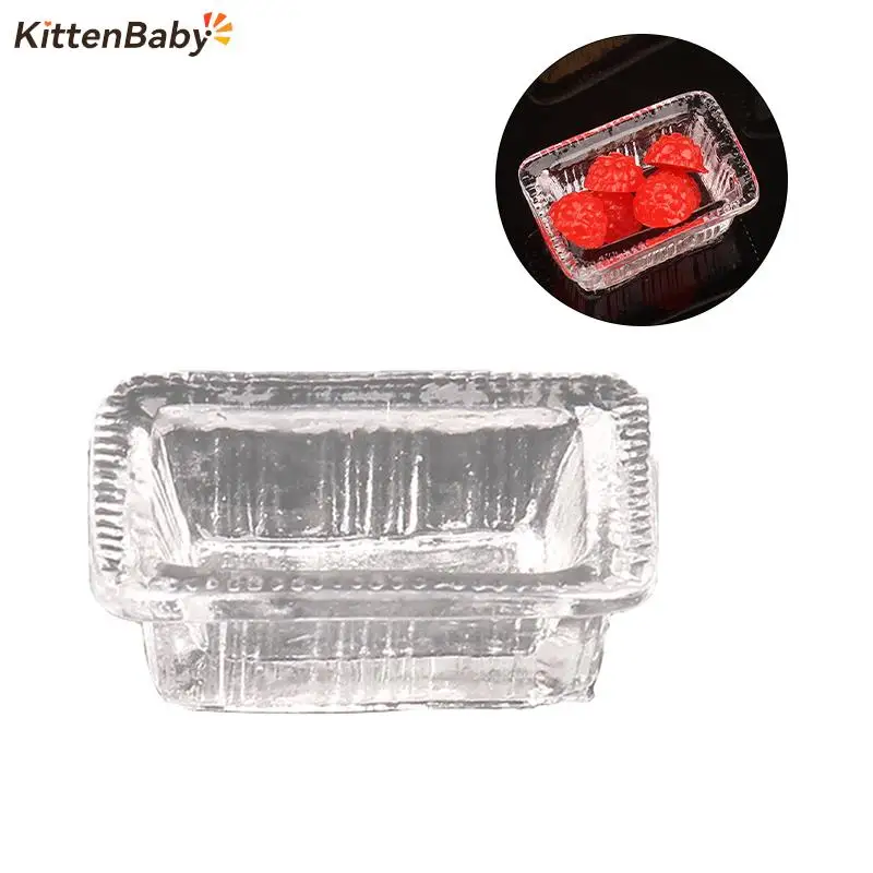 

1Pc 1:12 Dollhouse Miniature Fresh Box Fruit Storage Box Model Kitchen Tableware Accessories Pretend Play Toys Doll House Toy