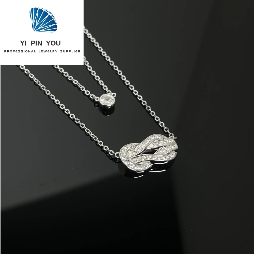 

High Quality High-end S925 Low-key Luxury Dazzling Zircon Pendant Necklace - Anniversary Gift